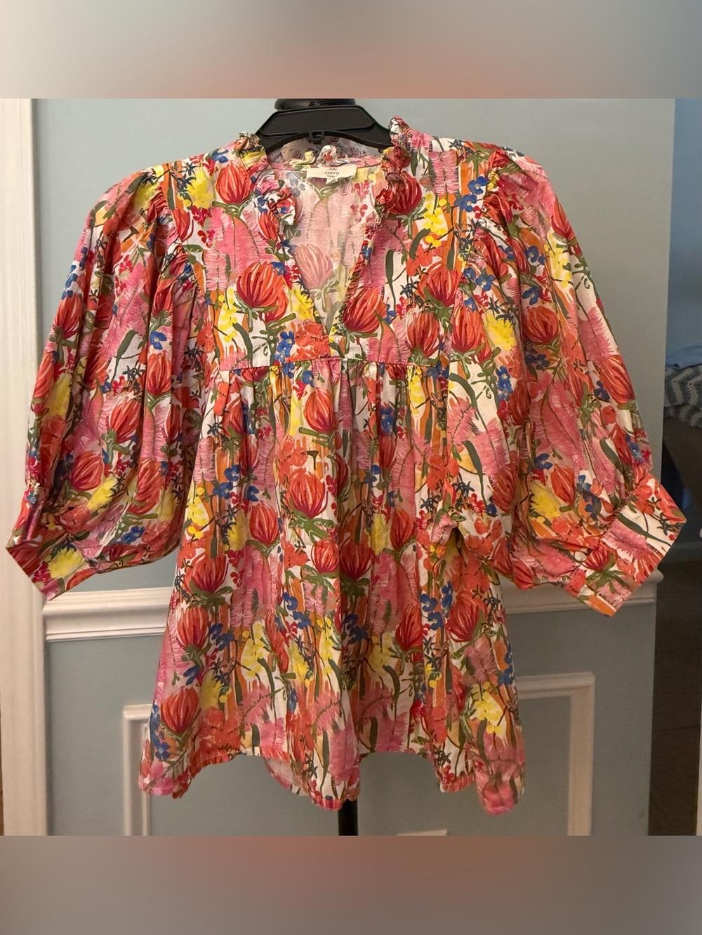 entro Pink Multi Flower Top
Large